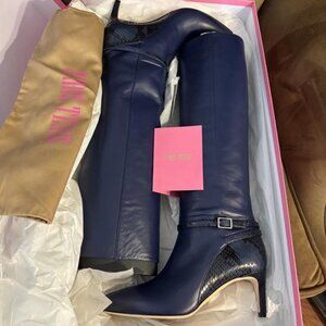 Paris Texas Leather Lauren Boot Midnight Size 37.5 - New with Box